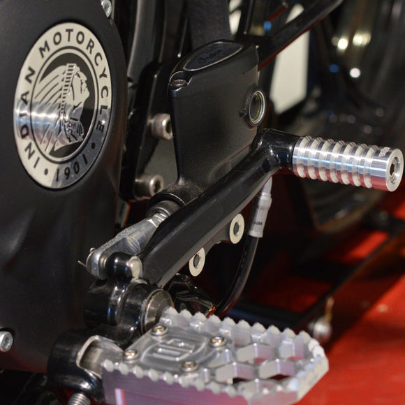 Indian Motorcycle aluminum shifter/brake peg