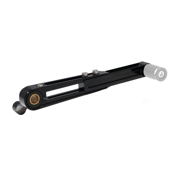 Adjustable brake arm for M8 Softail motorcycle, black