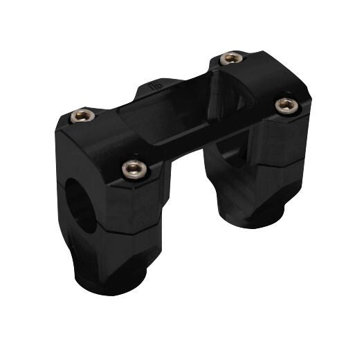 OG-2 straight riser motorcycle handlebar clamp - black