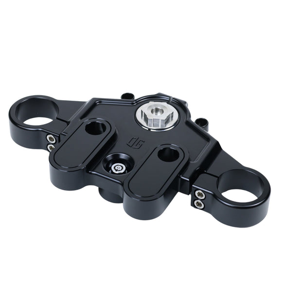 OG 2024‑Up Touring Top Triple Tree black CNC‑machined top for 2024+ Harley‑Davidson Touring (49mm)