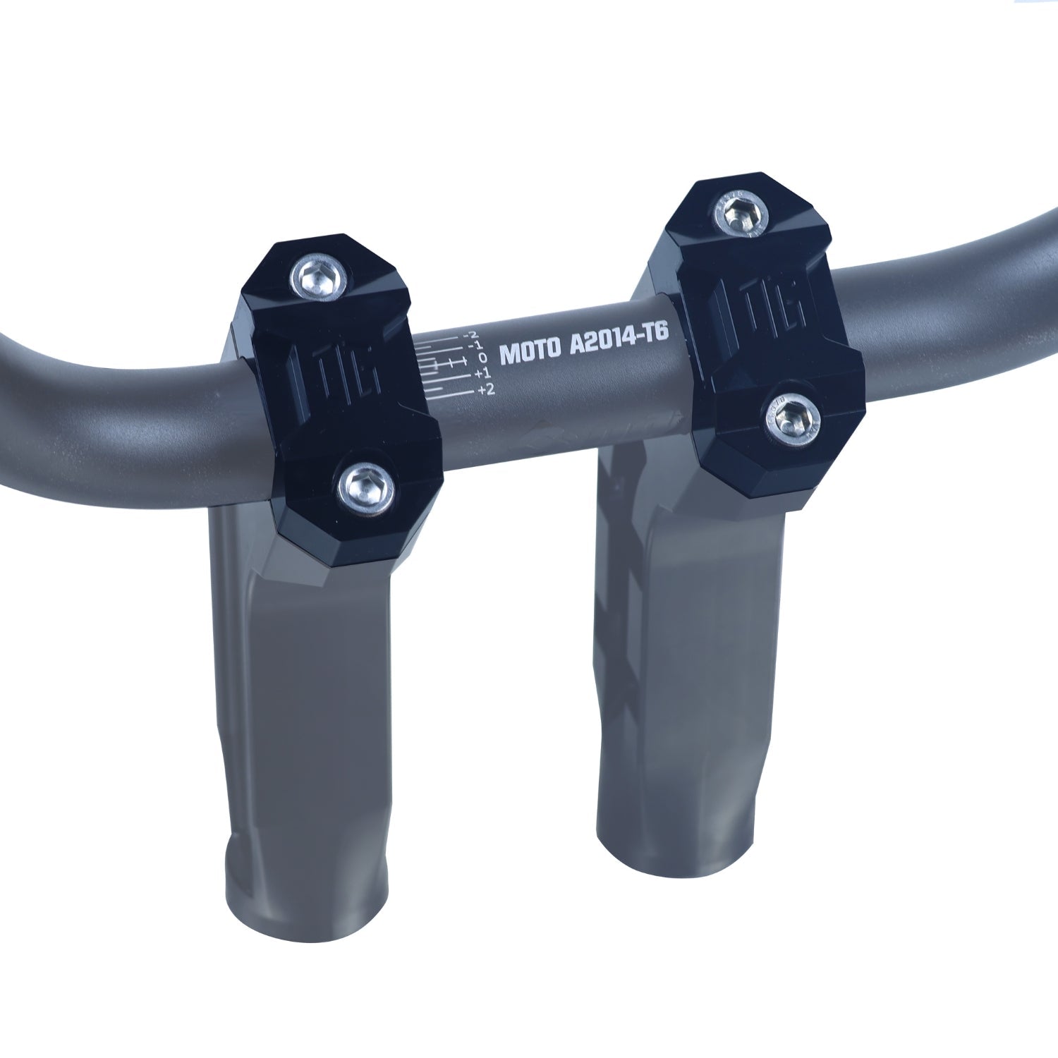 OG Dual Risers Top Clamps | CNC 6061-T6, Moto Style, Fits 1-1/8in