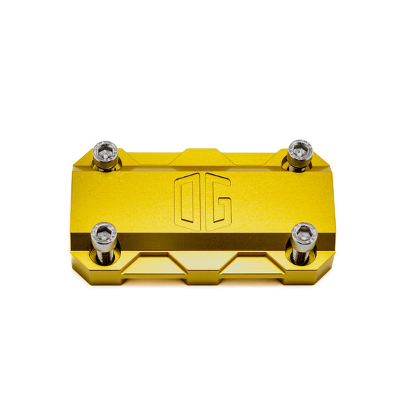 OG anodized gold handlebar riser top clamp