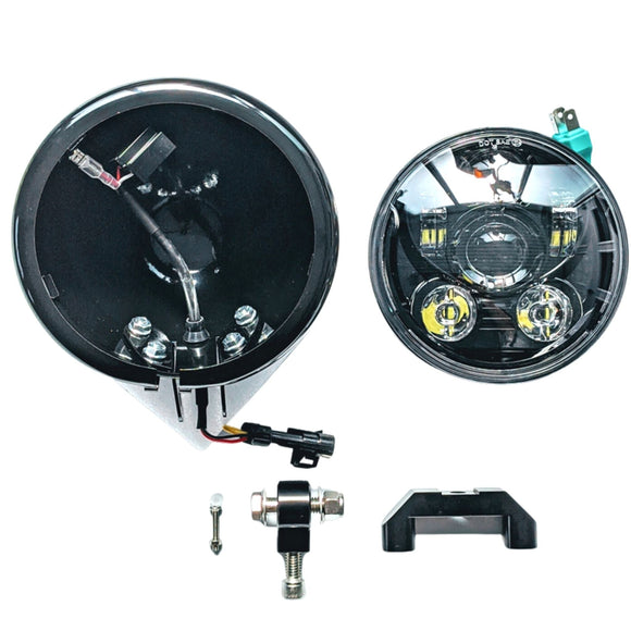 Original Garage Moto 5.75-inch LED headlight conversion kit for Harley Softail Low Rider S and Sport Glide
