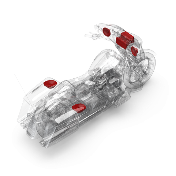 ROCKFORD FOSGATE 2014+ HARLEY-DAVIDSON STREET GLIDE/ROAD GLIDE PMX STAGE-2 COMPLETE KIT