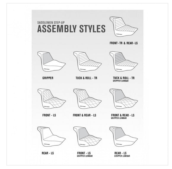 SADDLEMEN CUSTOM STEP UP SEAT PROGRAM