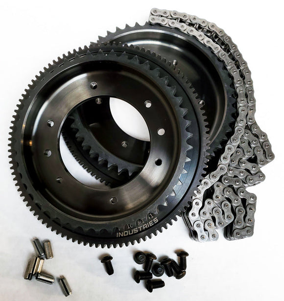 EVOLUTION INDUSTRIES - SPROCKET & RING GEAR ASSEMBLIES - '07 to PRESENT TWIN CAM & MILWAUKEE EIGHT MODELS