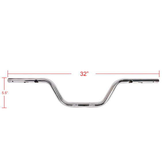 THRASHIN SUPPLY 2024+ High Bend Bars - Chrome
