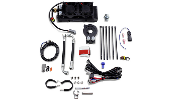 ULTRACOOL Naked Oil Cooler For M8 Touring Models - Black