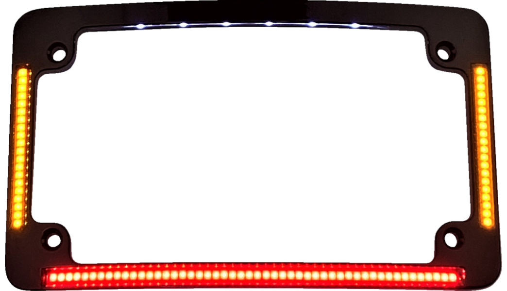 CUSTOM DYNAMICS RADIUS ALL IN ONE LICENSE PLATE FRAME | SPEED