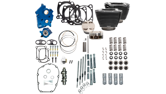 S&S CYCLE 128" Power Package Engine Performance Kit - Chain Drive