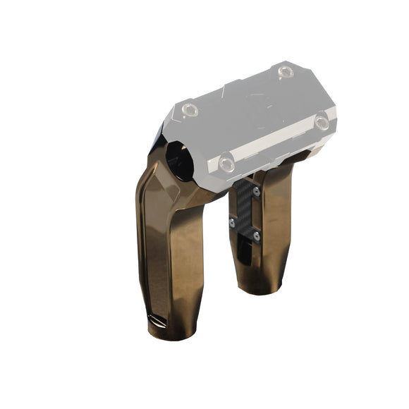 Original Garage Moto OG 6.5-inch pull-back riser legs, bronze CNC 6061‑T6 aluminum (pair)