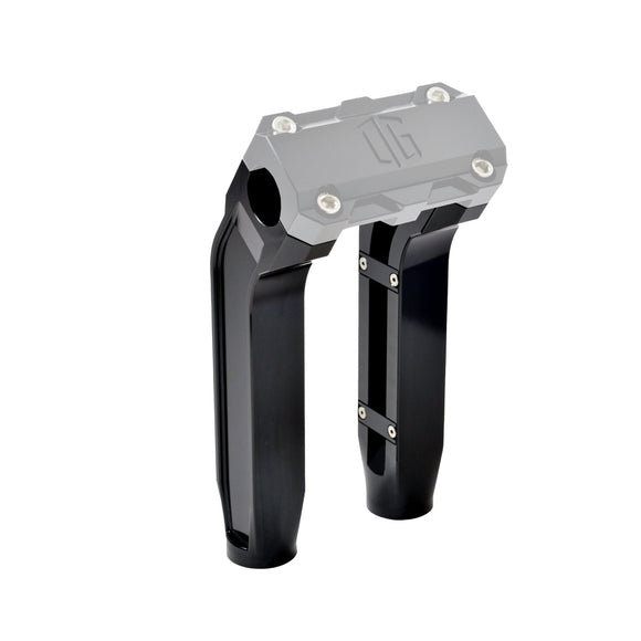 8.5-inch black pull-back handlebar riser legs
