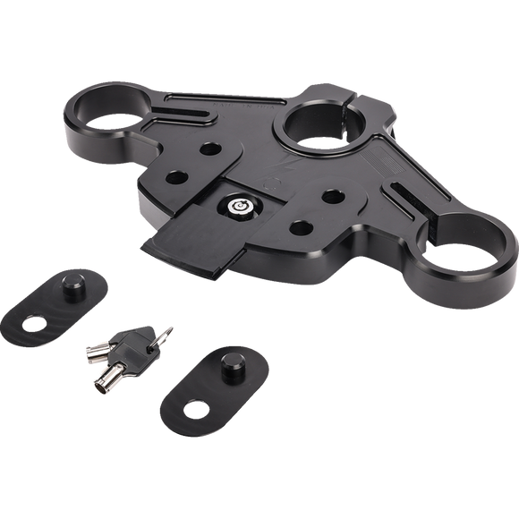 Thrashin Supply Co. black Road Glide top triple tree TSC-2912-1 for 2015-2023 Harley-Davidson Road Glide FLTRX FLTRXS FLTRK