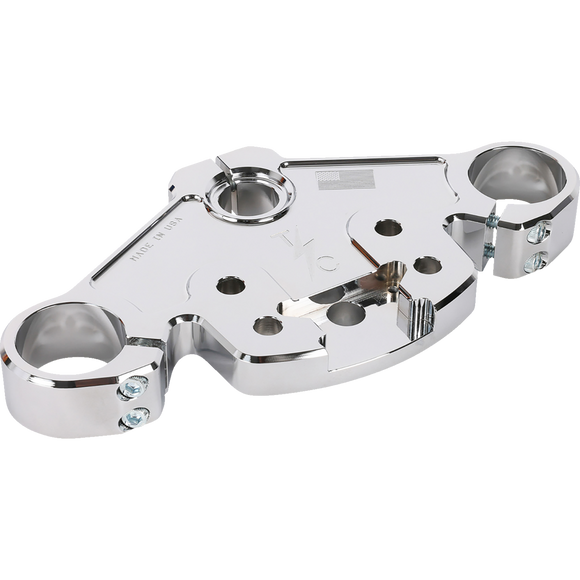 Thrashin Supply Co. top and bottom triple tree for 2024-2025 Harley-Davidson FLTRX Road Glide