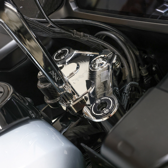 Thrashin Supply Co. top and bottom triple tree for 2024-2025 Harley-Davidson FLTRX Road Glide