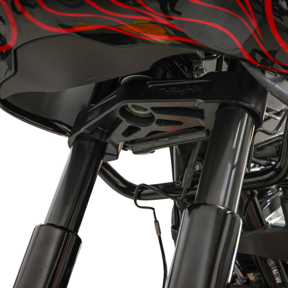 Thrashin Supply Co. top and bottom triple tree for 2024-2025 Harley-Davidson FLTRX Road Glide