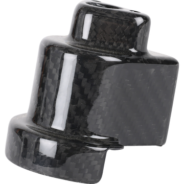 Thrashin Supply Co. Cover Steering Lock Gloss Weave Carbon Fiber