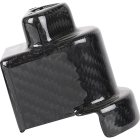 Thrashin Supply Co. Cover Steering Lock Gloss Weave Carbon Fiber