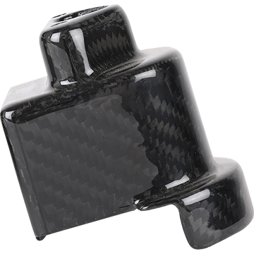 Thrashin Supply Co. Cover Steering Lock Gloss Weave Carbon Fiber