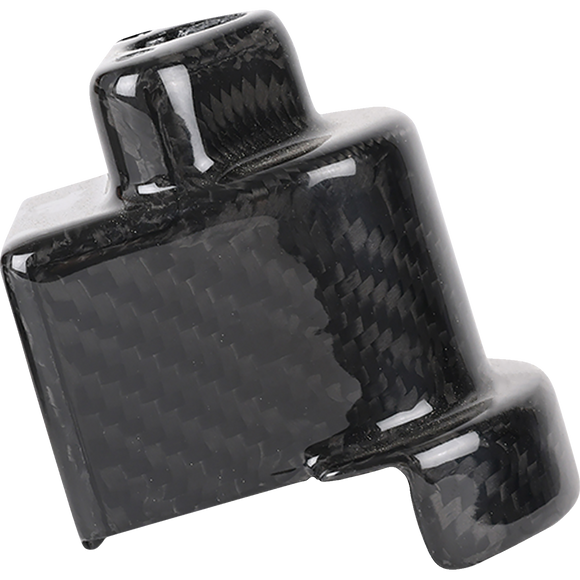 Thrashin Supply Co. Cover Steering Lock Gloss Weave Carbon Fiber