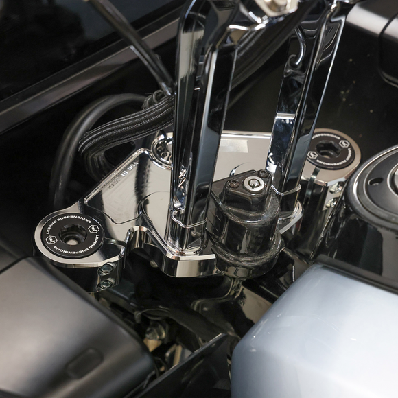 Thrashin Supply Co. Cover Steering Lock Gloss Weave Carbon Fiber