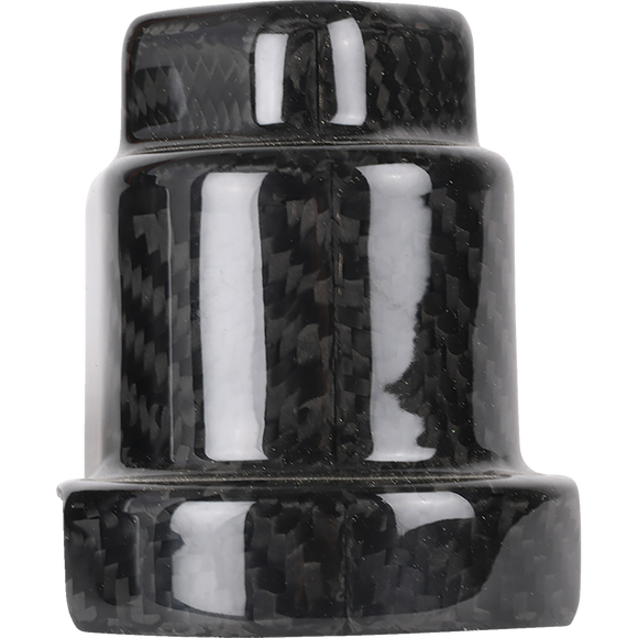 Thrashin Supply Co. Cover Steering Lock Gloss Weave Carbon Fiber