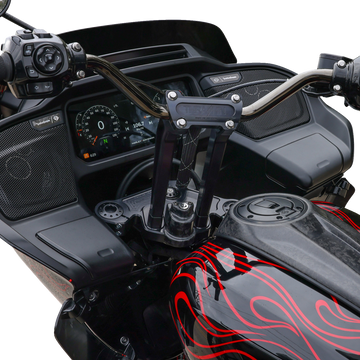 Thrashin Supply Co. Cover Steering Lock Matte Forged Carbon Fiber