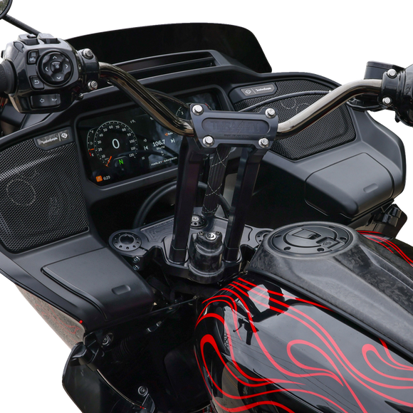 Thrashin Supply Co. Cover Steering Lock Matte Forged Carbon Fiber