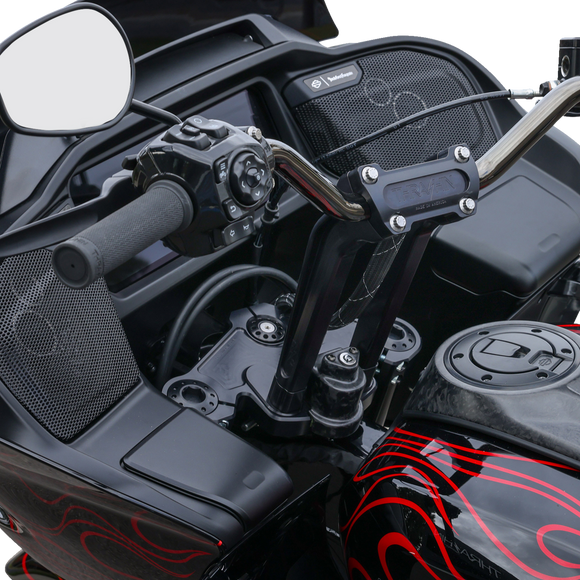 Thrashin Supply Co. Cover Steering Lock Matte Forged Carbon Fiber