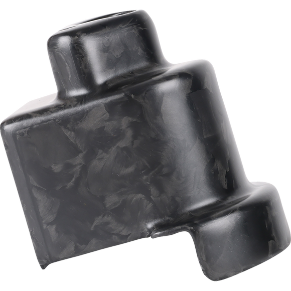 Thrashin Supply Co. Cover Steering Lock Matte Forged Carbon Fiber