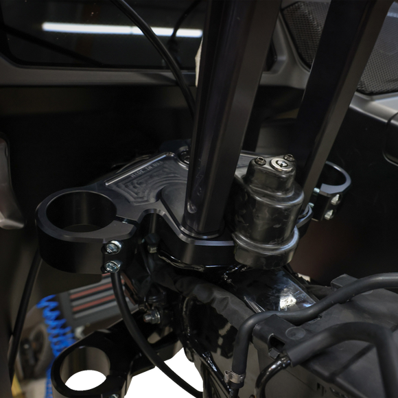 Thrashin Supply Co. Cover Steering Lock Matte Forged Carbon Fiber