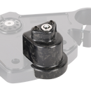 Thrashin Supply Co. Cover Steering Lock Matte Forged Carbon Fiber