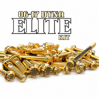BAMCO 06-17 Dyna Elite ARP Kit, ARP stainless steel 12 point bolts for Harley-Davidson 06-17 Dyna