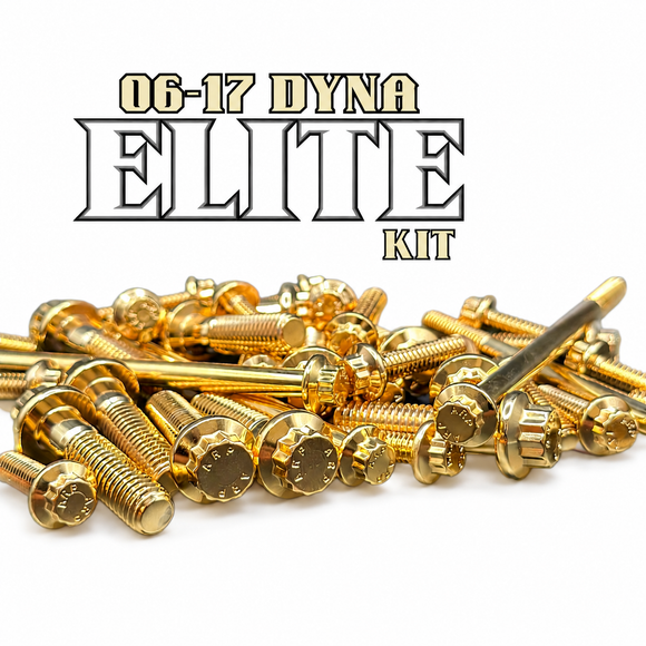 BAMCO 06-17 Dyna Elite ARP Kit, ARP stainless steel 12 point bolts for Harley-Davidson 06-17 Dyna