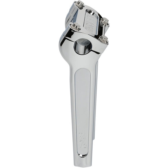 Thrashin Supply Co. straight handlebar risers for Harley-Davidson Softail Touring Dyna Sportster FXR models