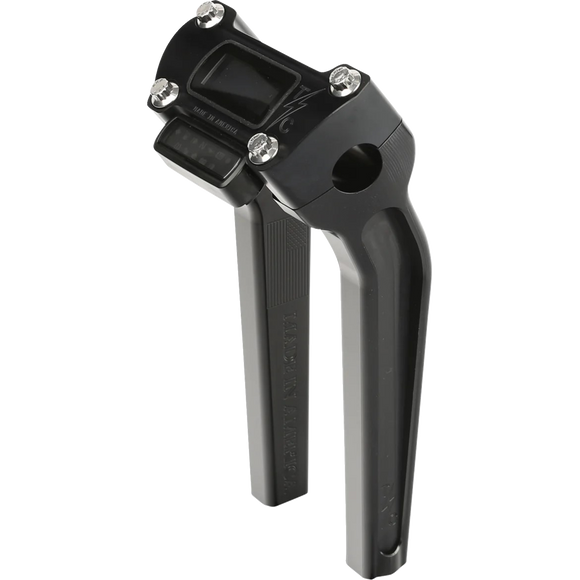Thrashin Supply Co. pullback handlebar risers for Harley-Davidson Softail Touring Dyna Sportster – multiple heights and finishes
