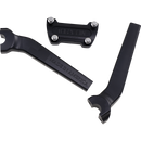 Thrashin Supply Co. pullback handlebar risers for Harley-Davidson Softail Touring Dyna Sportster – multiple heights and finishes