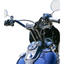 Thrashin Supply Co. pullback handlebar risers for Harley-Davidson Softail Touring Dyna Sportster – multiple heights and finishes