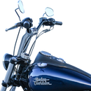 Thrashin Supply Co. pullback handlebar risers for Harley-Davidson Softail Touring Dyna Sportster – multiple heights and finishes