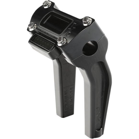 Thrashin Supply Co. pullback handlebar risers with gauge cutout for Harley-Davidson Softail Street Bob Breakout Low Rider