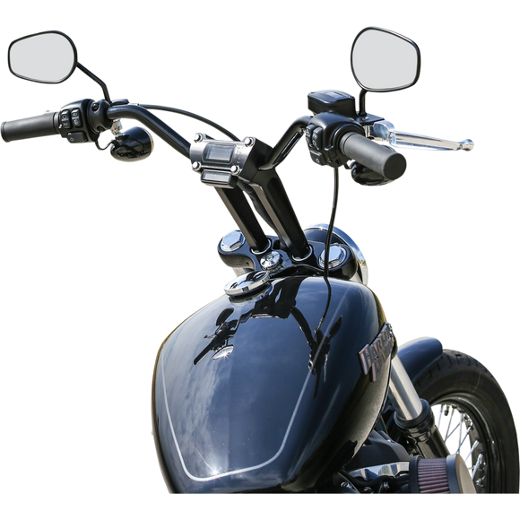 Thrashin Supply Co. Handlebar Risers Staight Gauge Cutout M8 Softail