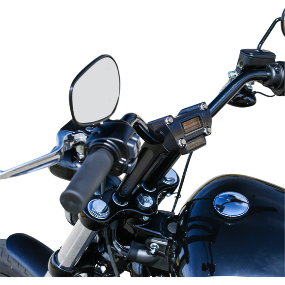 Thrashin Supply Co. Handlebar Risers Staight Gauge Cutout M8 Softail