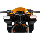 Thrashin Supply Co. pullback handlebar risers with gauge cutout for Harley-Davidson Softail Street Bob Breakout Low Rider