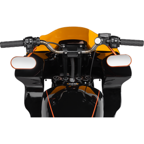Thrashin Supply Co. pullback handlebar risers with gauge cutout for Harley-Davidson Softail Street Bob Breakout Low Rider