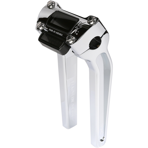 Thrashin Supply Co. pullback handlebar risers with gauge cutout for Harley-Davidson Softail Street Bob Breakout Low Rider