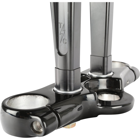 Thrashin Supply Co. 1-inch black riser extension TSC-9801-1 for Thrashin OG Risers, 6061 billet aluminum, made in USA