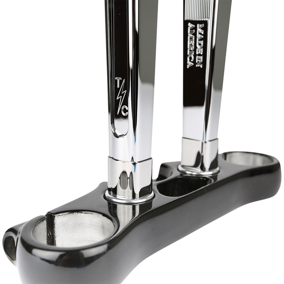 Thrashin Supply Co. 1-inch chrome riser extension TSC-9801-3 for Thrashin OG Risers, 6061 billet aluminum, made in USA