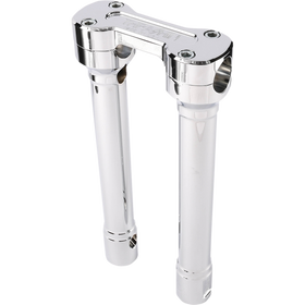 Thrashin Supply Co. Hole Shot billet aluminum handlebar risers for Harley-Davidson Touring, Softail, and Dyna models