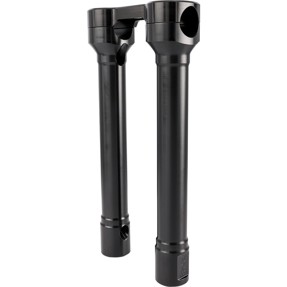 Thrashin Supply Co. Hole Shot billet aluminum handlebar risers for Harley-Davidson Touring, Softail, and Dyna models