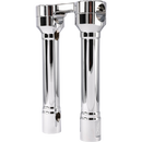 Thrashin Supply Co. Hole Shot billet aluminum handlebar risers for Harley-Davidson Touring, Softail, and Dyna models